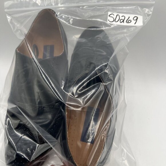 Giorgio Brutini 10.5D Black Wingtip Oxford Shoes Leather Made In Brazil Timeless - Picture 16 of 16